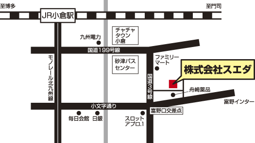 株式会社スエダ所在地 地図